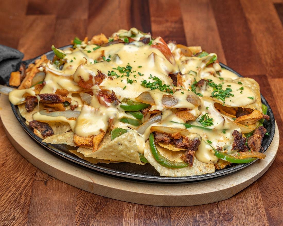 Crispy Shawarma Nachos & Loaded Mezze